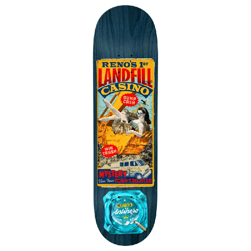 Custom Skateboard Deck for Freestyle Tricks-Anti Hero Trujillo Motel 8.38