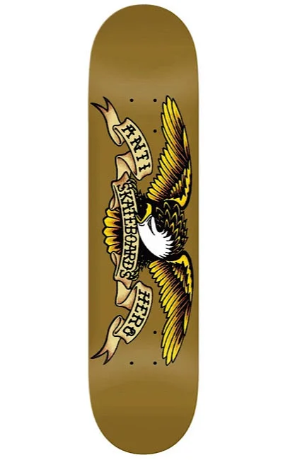 Custom Skateboard Deck with Extra Tail Flick for Performance-ANTIHERO - Classic Eagle - 8.06