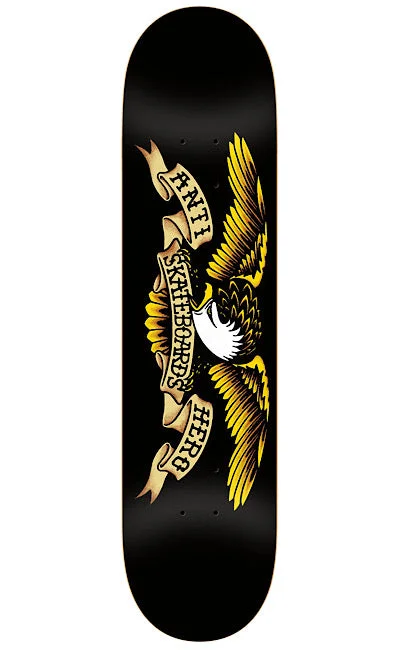 Custom Skateboard Deck with Firm Grip for Hard Landings-ANTIHERO - Classic Eagle - 8.125