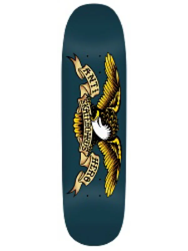 Custom Skateboard Deck for High-Pop Skating Styles-ANTIHERO - Shaped Eagle Blue Meanie - 8.75