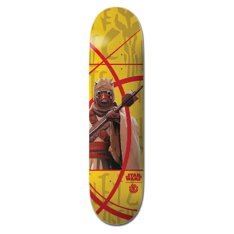 Custom Skateboard Deck with Wide Stance for Comfort-Element x Star Wars Mandalorian Tuskan Raider 7.75