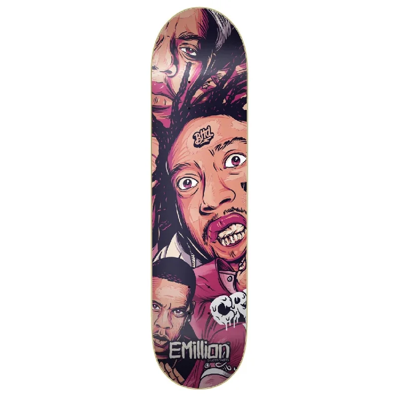 Custom Skateboard Deck with Special Design for Urban Skating-Emillion Old Skool Pac Deck 8.375