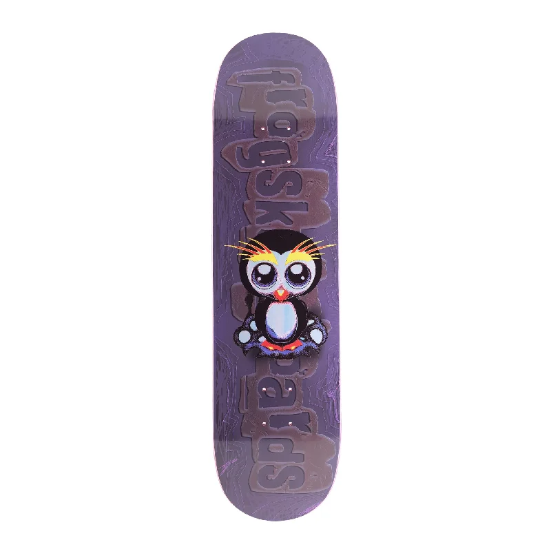 Custom Skateboard Deck with Smooth Ride in Urban Areas-FROG - Frankie Decker Secret Penguin - 8.18