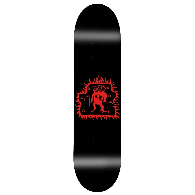 Custom Skateboard Deck with Optimal Width for Comfort-GX1000 - Tresspass Black - 8.25