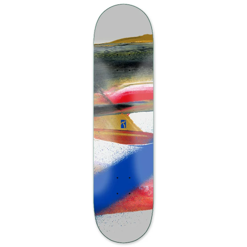 Custom Skateboard Deck for Easy Slide and Flip Tricks-Poetic Collective Painting 8.125 Red Blue