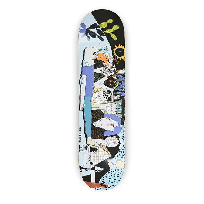 Custom Skateboard Deck with Light and Fast Response-Polar Skate Co. Nick Boserio Group Healing Various 8.625