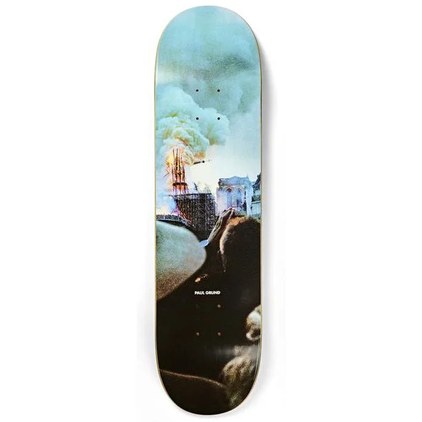 Custom Skateboard Deck with Short Length for Street Tricks-Polar Skate Co. Paul Grund Notre Dame 8.25