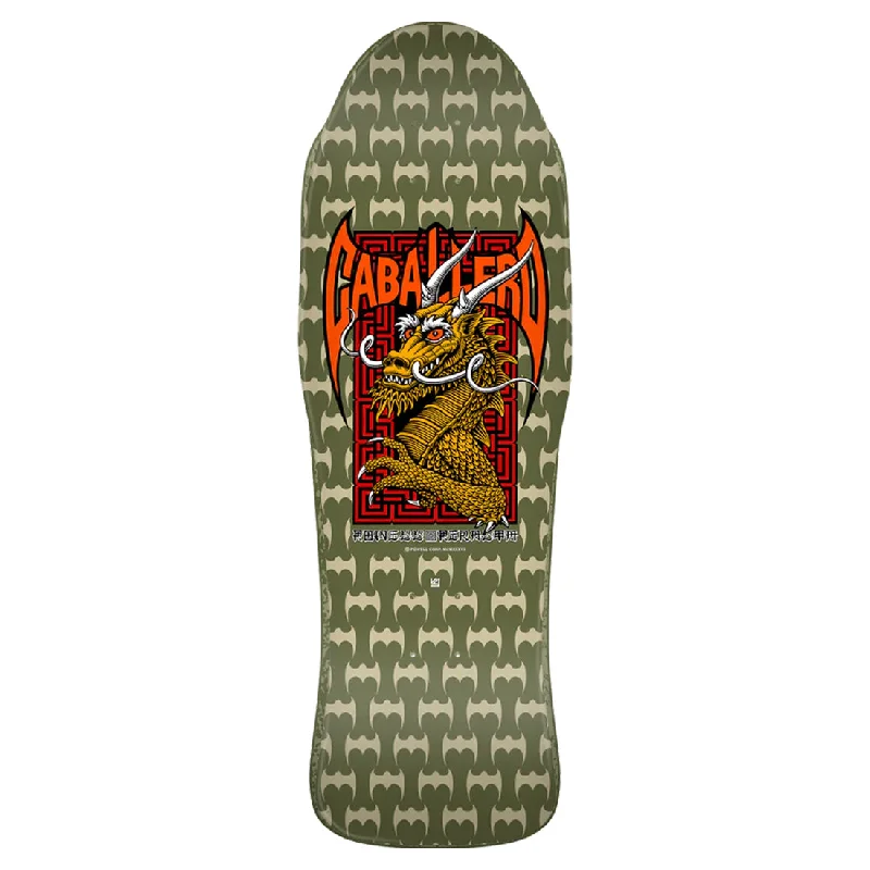 Custom Skateboard Deck with Impact-Resistant Material-Powell Peralta Steve Caballero Limited Edition 10 Green