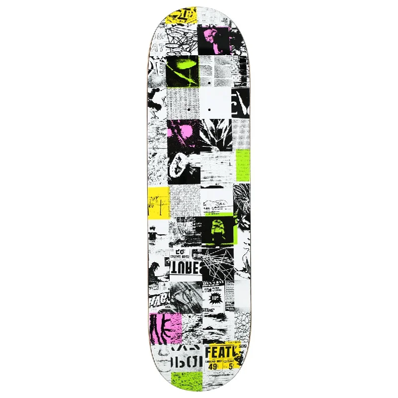 Custom Skateboard Deck with Advanced Tail Shape for Tricks-QUASI - Patchwork - 8.375