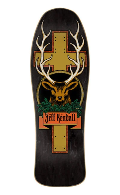 Custom Skateboard Deck with Professional Riding Features-SANTA CRUZ - Kendall Jagermeister Deer Reissue - 10.18