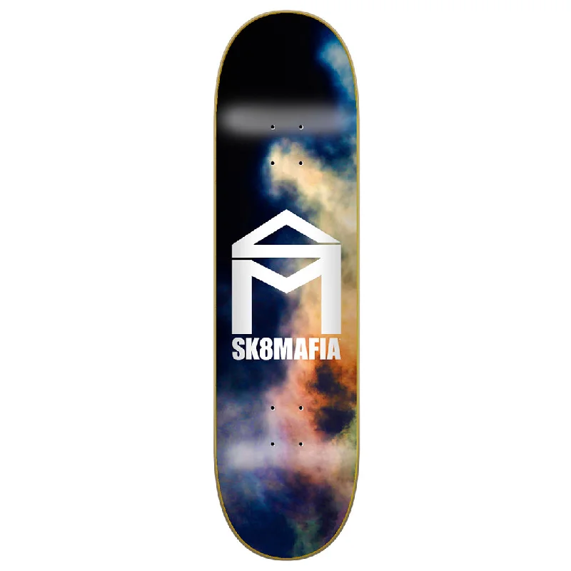 Custom Skateboard Deck for Pro-Level High-Speed Rides-Skatemafia House logo Mist 8.3