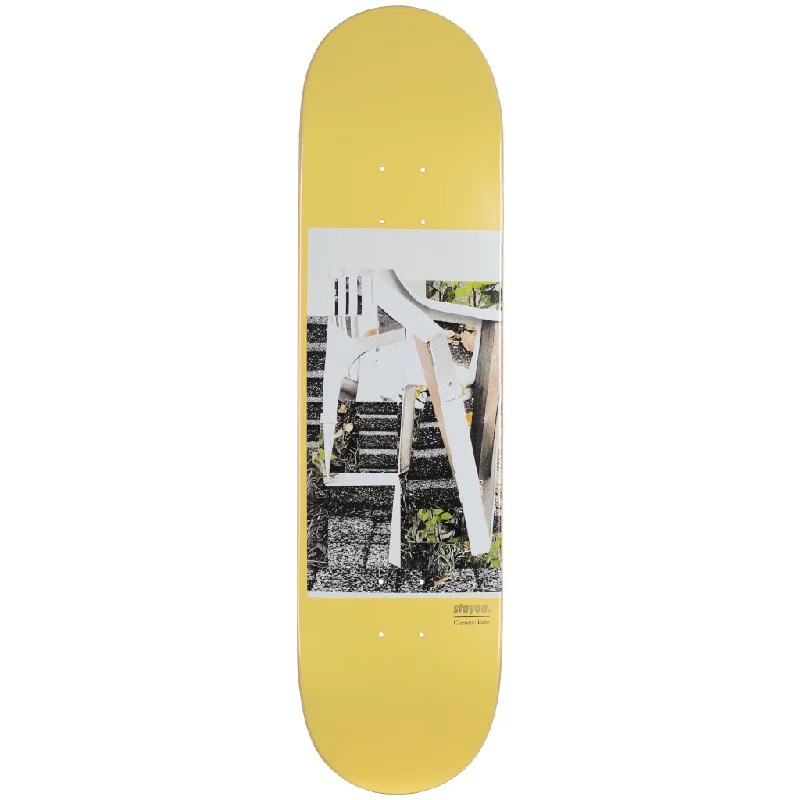 Custom Skateboard Deck with Adjustable Flex-Stay on x Behr Complex Skateboard Giallo Deep Concave 8.0