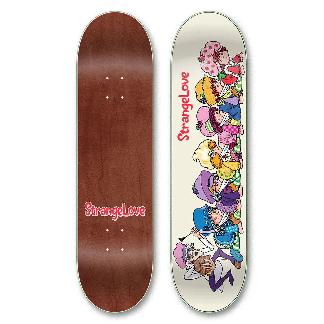 Custom Skateboard Deck for Aggressive Vert Skating-STRANGELOVE - Fruitcake Caterpillar - 8.25