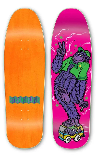 Custom Skateboard Deck for Skateboard Racing Competitions-STRANGELOVE - Grape Ape Hot Pink - 9.75