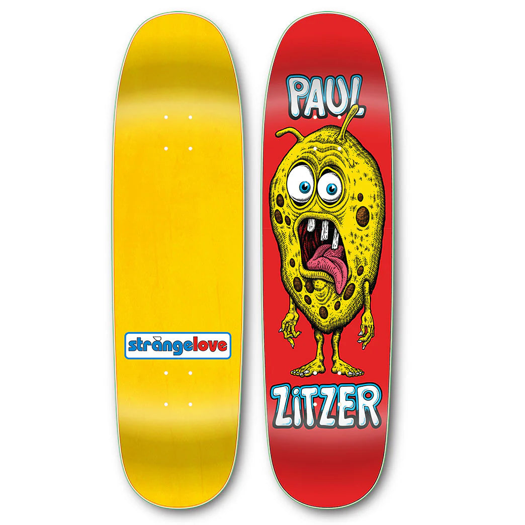 Custom Skateboard Deck for High-Power Performance in Parks-STRANGELOVE - Paul Zitzer Screened - 8.75