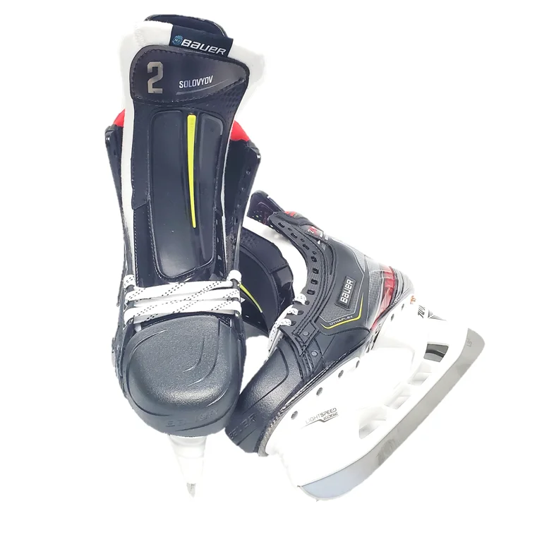 Custom Skates with Lightweight Frame for Speed-Bauer Vapor 2X Pro Hockey Skates - Size L 11.25C R 10.5C