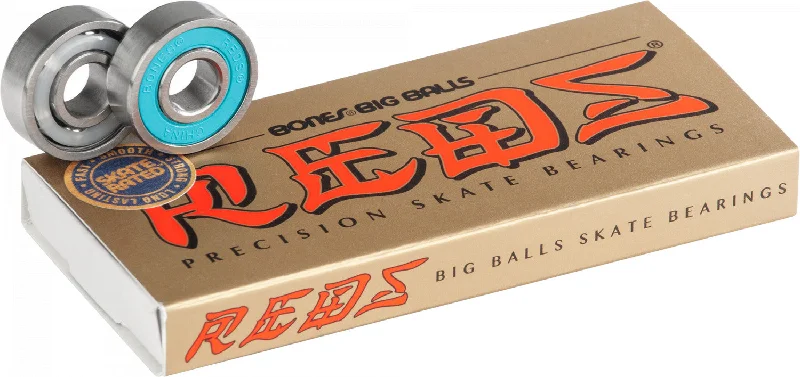 Custom Skates with Dual Wheel Design-Bones Reds Big Balls skate bearings