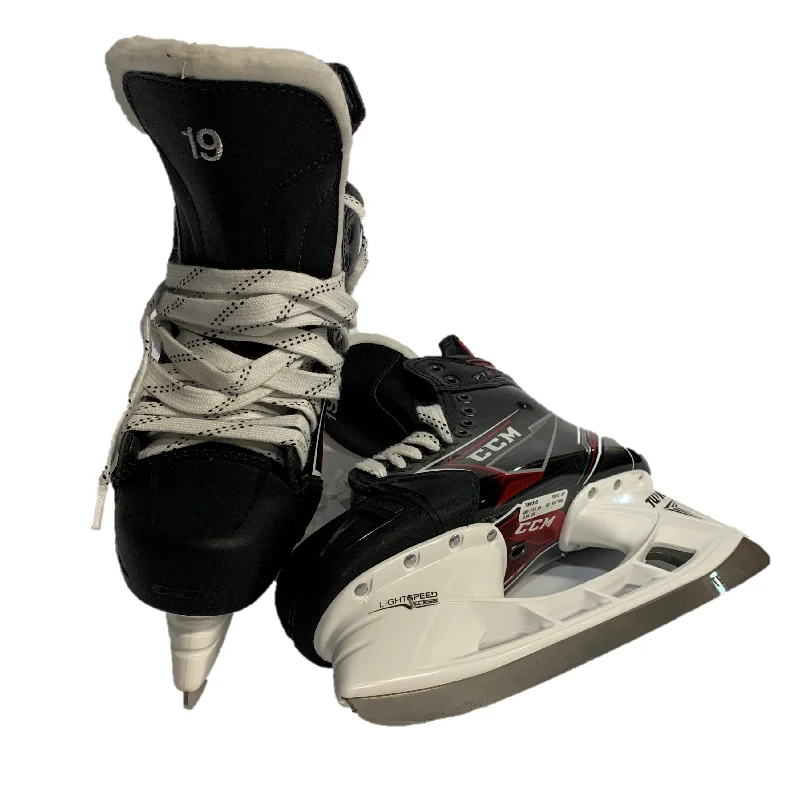 Custom Skates for Fun Group Skating-CCM Jetspeed FT2 Hockey Skates - Joe Thornton - Size L 9.75C, R 10.75C