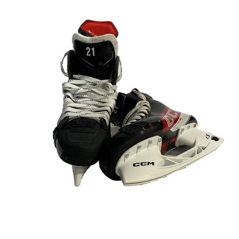 Custom Skates with Maximum Ankle Support-CCM Jetspeed FT4 Pro Hockey Skates - Size R 9.25R L 8.75R