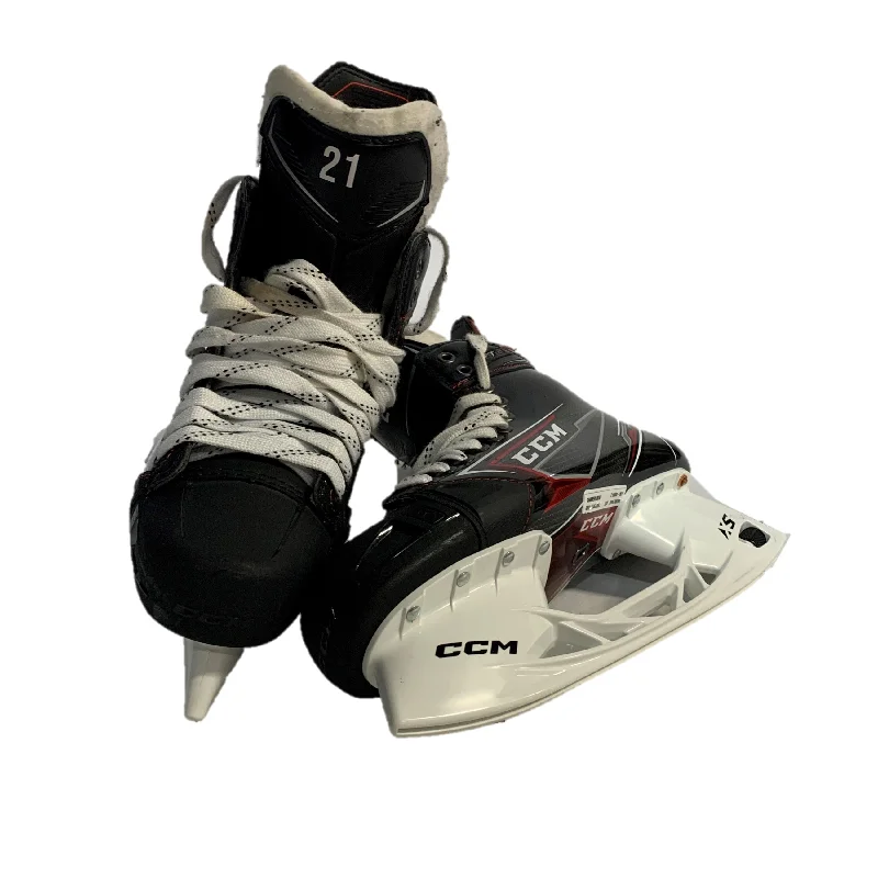 Custom Skates with Adjustable Soft Boots-CCM Jetspeed FT2 Hockey Skates - Size R 9.25D L9D