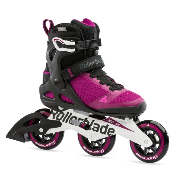 Custom Skates for Roller Skating Competition-Rollerblade Women's Macroblade 100 3WD inline skates