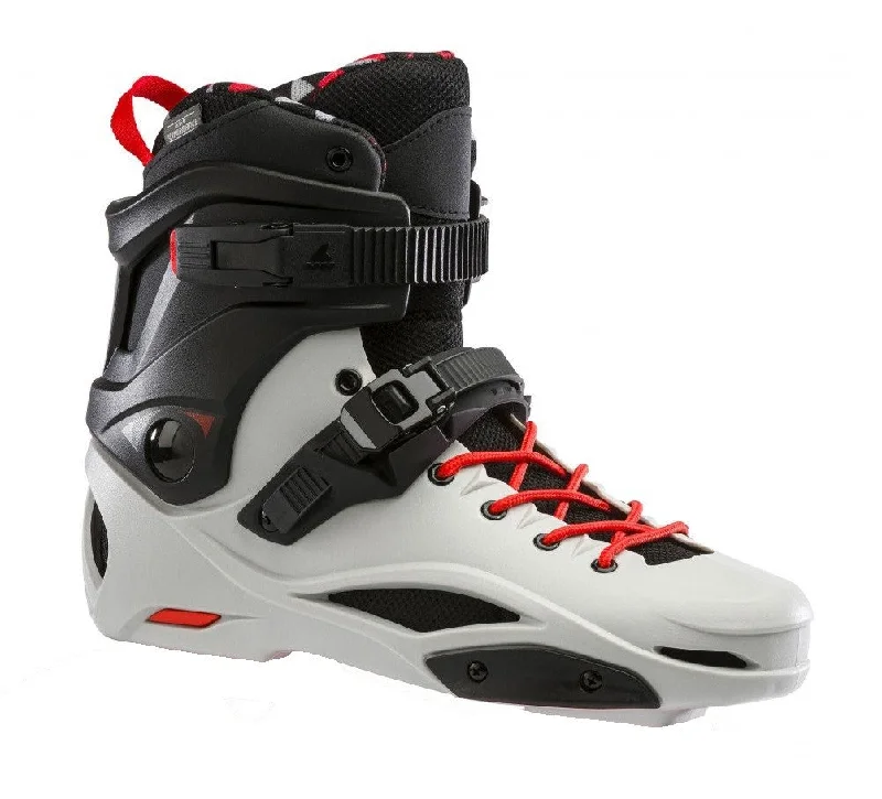 Custom Skates for Fast Skating-Rollerblade Pro X - Red/Grey Skate - Boot Only