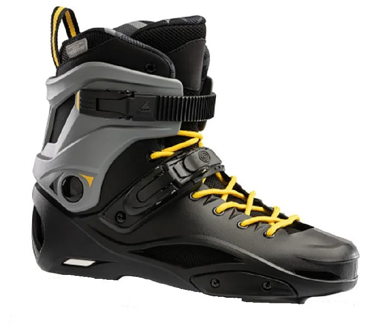 Custom Skates for Smooth Rolling Experience-Rollerblade RB 110 Unisex Urban Inline Skates Black/Grey - BOOT ONLY - Sale