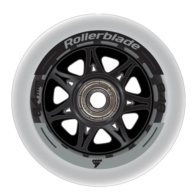 Custom Skates for High-Speed Performance-Rollerblade Wheel Kit 84mm/84A with SG7 Bearings - 8 pack 2021