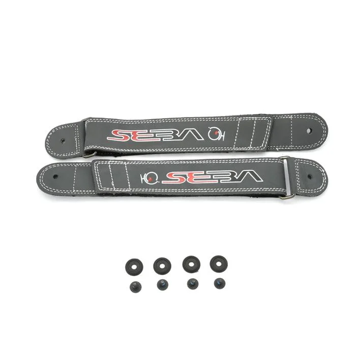 Custom Skates with Shock Absorbing Features-SEBA - CJ POWERSTRAP 2013 GREY (Pair + Screws)